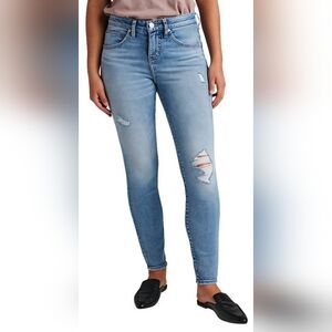 Jag Jeans - Cecilia Skinny Distressed In Light Blue